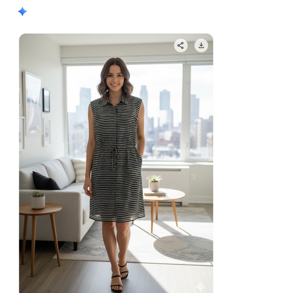 Tommy Hilfiger Dresses & Skirts - TOMMY HILFIGER Black and White Sleeveless Dress. SIZE L